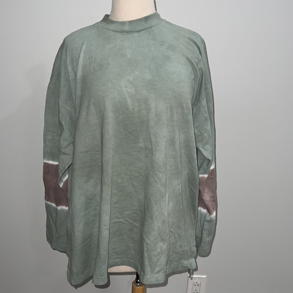 NWOT Free People X Dr. Collectors Basic Tee L/S Tie Dye Sz M Z204-8